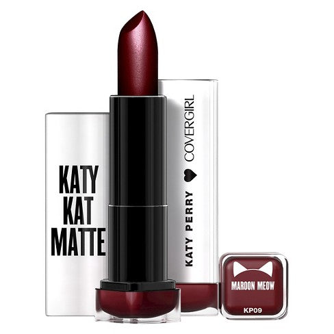 CoverGirl Katy Kat Matte Lipstick Created by Katy Perry - Maroon Meow (KP09) - ADDROS.COM